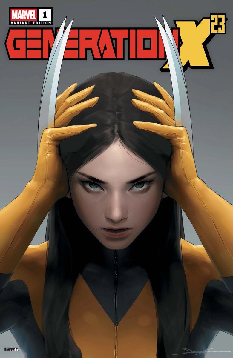 ChutneyXCVII's tweet photo. Generation X-23 might not be the craziest high octane book, but I love what its doing for Laura. Having her be someone for these new kids to look up too, after going through what she also went through. A guardian, a teacher, Houser's voice for Laura is great too https://t.co/1Yx5soWcHw