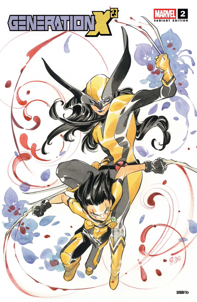 ChutneyXCVII's tweet photo. Generation X-23 might not be the craziest high octane book, but I love what its doing for Laura. Having her be someone for these new kids to look up too, after going through what she also went through. A guardian, a teacher, Houser's voice for Laura is great too https://t.co/1Yx5soWcHw