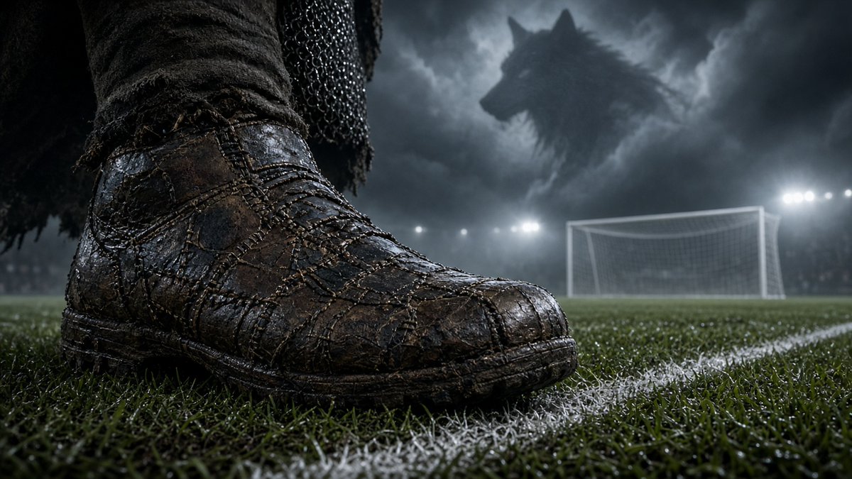 ValhallaFC's tweet photo. Vidar is the silent god. He barely speaks.
For ages he builds one thick shoe from every scrap of leather that men trim from their own shoes.
At Ragnarök, Fenrir swallows Odin. Vidar steps into the wolf's jaw with that shoe and tears it apart.
The work nobody sees wins the last fight.
Say less. Build the shoe.

Victory or Valhalla.

#VictoryOrValhalla #ValhallaFC