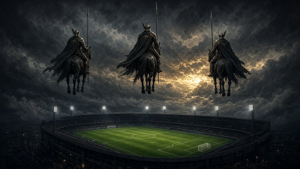 ValhallaFC's tweet photo. Over every battlefield ride the Valkyries, the choosers of the slain.
They don't pick the loudest man or the one in the finest armor.
They watch who holds his ground when the line breaks, and carry him to Odin's hall.
Nobody talks his way into Valhalla. The field decides.
Earn your seat every minute.

Victory or Valhalla.

#VictoryOrValhalla #ValhallaFC