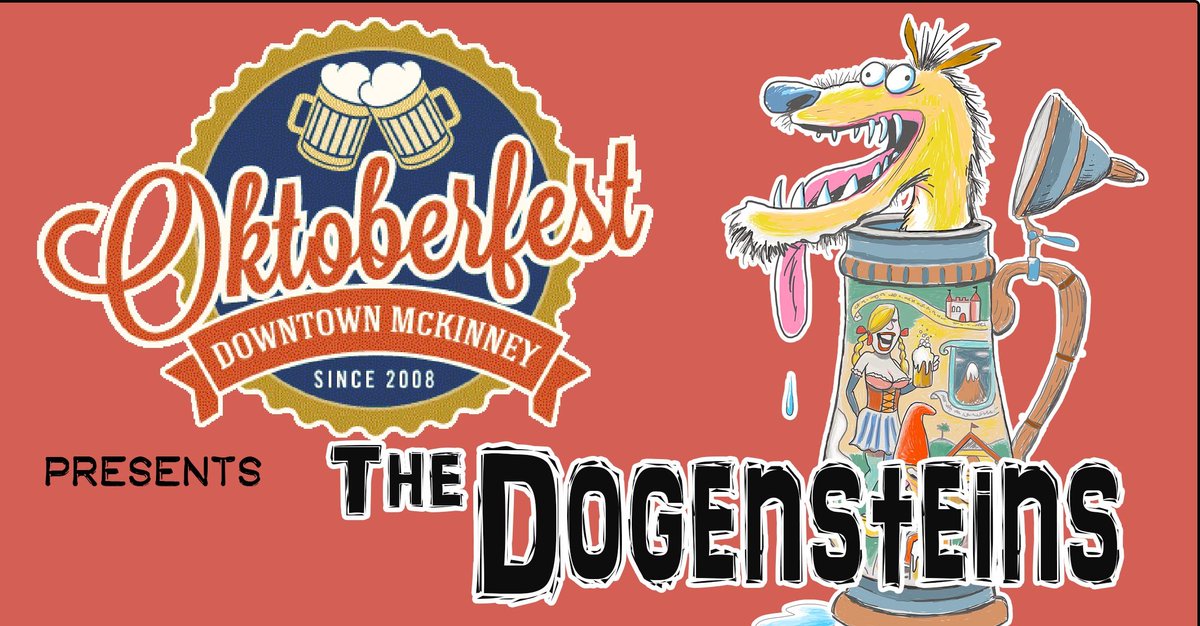 thedogensteins's tweet photo. This weekend!

Mckinney Oktoberfest VIP Friday 8p, Sunday noon
Community Oktoberfest Saturday 2pm
ROLLERTOWN Oktoberfest 730

Prost! https://t.co/l7e0GjacGN