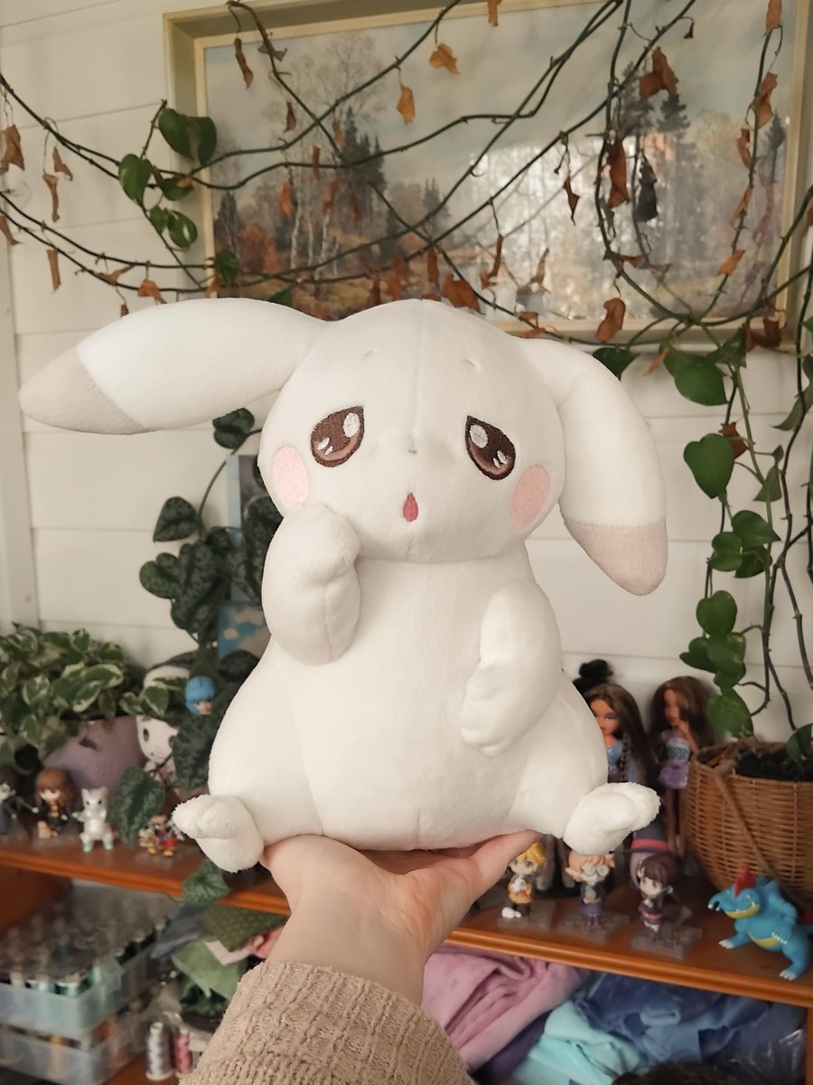 sugar_stitch's tweet photo. No switch 2 so no pokopia for me, but I still fell in love with Peaky's design, she's so darn cute ☺️
Both of these cuties are looking for homes 4️⃣0️⃣0️⃣aud each plus shipping dm if interested
(Not sure why the photo makes their ears look so big aha they're not as large in person) https://t.co/xIS9Rrm7u3