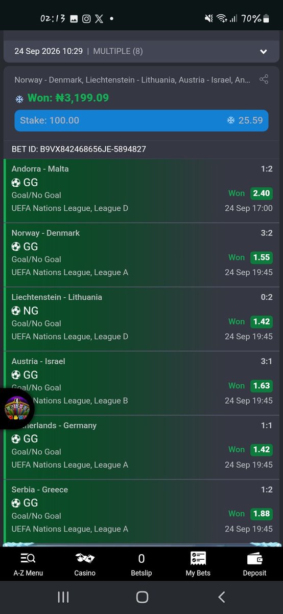 mistypels's tweet photo. @KINSH200 More increase baba
I do appreciate this...

I saw the Ivory Coast vs Ghana game before HT, decided to freeze it and it's all green, Bigger wins coming up Boss. https://t.co/jspF2sMYsP