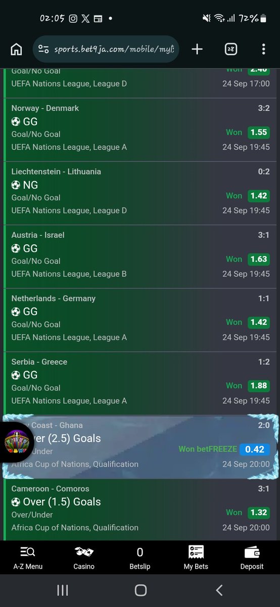 mistypels's tweet photo. @KINSH200 More increase baba
I do appreciate this...

I saw the Ivory Coast vs Ghana game before HT, decided to freeze it and it's all green, Bigger wins coming up Boss. https://t.co/jspF2sMYsP