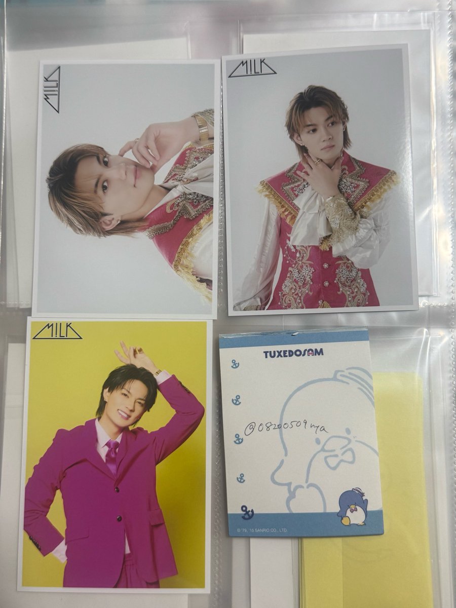 08200509nya's tweet photo. M!LK 交換 シャカレボ シャカリキレボリューション 67杯目　66杯目

【譲】1~3枚目 塩﨑 佐野 曽野
【求】 4枚目 ⭐️>💕 吉田 山中 

郵送希望
お気軽にご連絡ください。 https://t.co/zkGEa0LY59