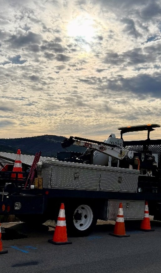 OMWD's tweet photo. It’s Monday, and our crew just finished replacing a water meter curb box. When you’re driving around, you don’t have to think about all the infrastructure being maintained silently beneath you—OMWD crews have it covered 24/7! https://t.co/TADlBpUPX2