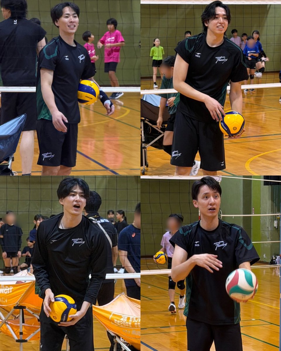 Thunders_vb's tweet photo. ⚡️サンダーズ情報⚡️
9月23日(水・祝)
「高知県バレーボールプレシーズンマッチ Supported by 高知新聞・高知放送」
試合に先駆けて実施した、高知市内の小学生を対象としたバレーボール教室に #西村信 #髙梨海輝 #西知恕 #金子聖輝 選手が参加しました🏐
#広島サンダーズ
#Hiroshimathunders https://t.co/dEON3oR1qU