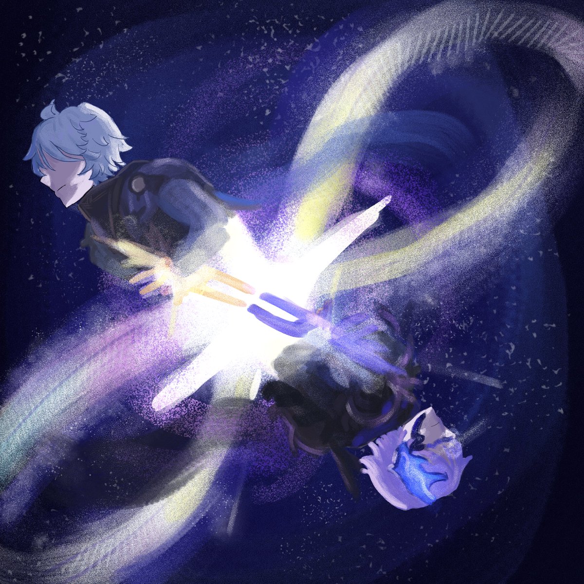 AbsoluteMagus's tweet photo. Over and over again, the cycle repeating.

Amphoreous is so peak.

#HonkaiStarRail #amphoreus #phainon #fanart #honkai https://t.co/2LRV5Q63zo