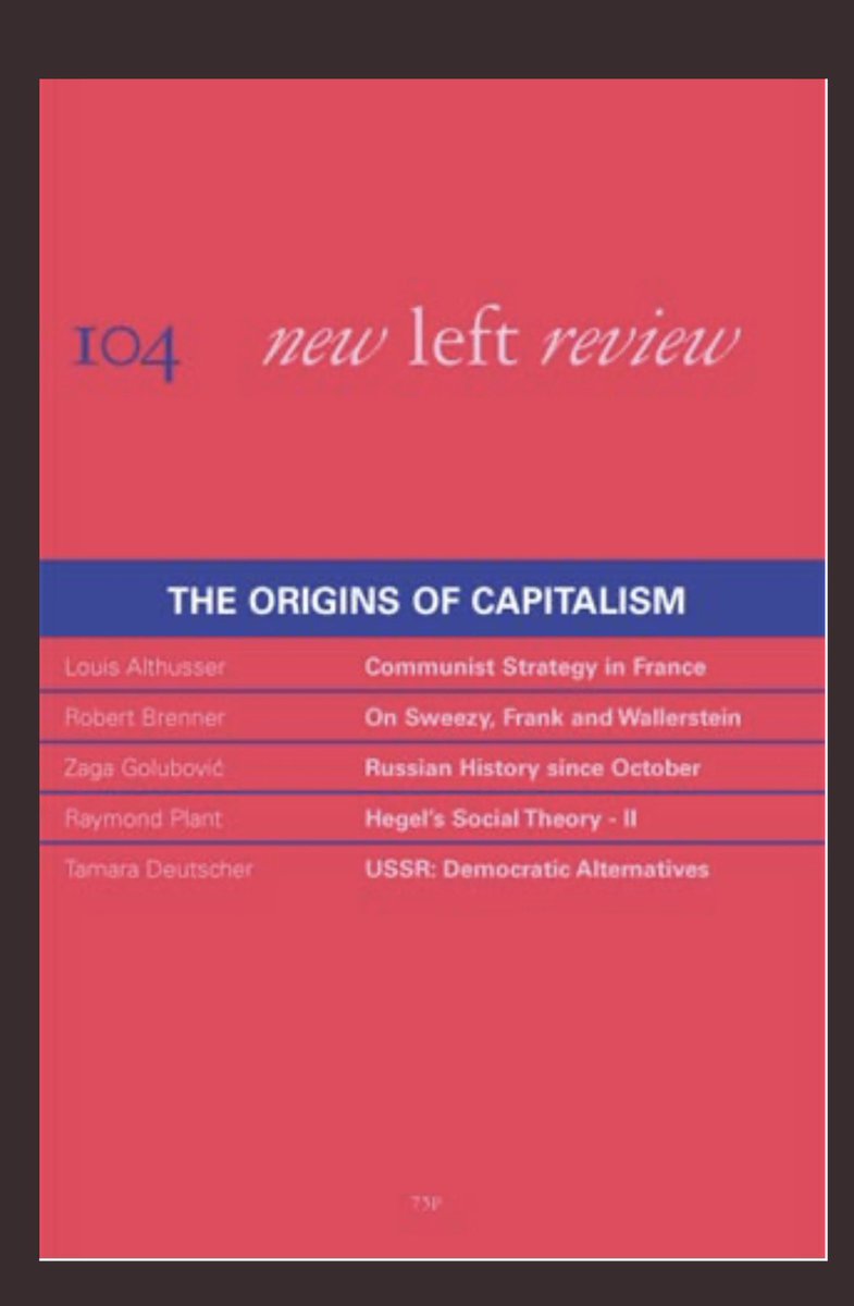 prastow's tweet photo. Tahun ini adalah tahun ke-21 saya berlangganan New Left Review. Pertama kali berlangganan tahun 2005, karena mencari artikel Perry Anderson tentang Antonio Gramsci. Kebetulan waktu itu riset tentang konsep civil society. Akhirnya jatuh hati dan setia menjadi penikmat NLR. 

Jurnal ini berdiri 1960, didirikan Stuart Hall, E.P Thomson dll. Saya menjadi akrab dg gaya khas NLR dan menikmati pemikiran Immanuel Wallerstein, Perry Anderson, Ben Anderson, Robert Brenner, Eric Hobsbawm, Raymond William, Robin Blackburn, Louis Althusser hingga Wolfgang Streeck, Aaron Benanav, Susan Watkins, dan Alexander Zevin. 

Merawat tradisi berpikir kritis, mempertentangkan gagasan, kesediaan saling mendengarkan, dan menghargai disensus menjadi prasyarat bagi masyarakat yang sehat. Bagi yang berminat tema atau judul tertentu bisa DM, saya akan carikan dan share.
