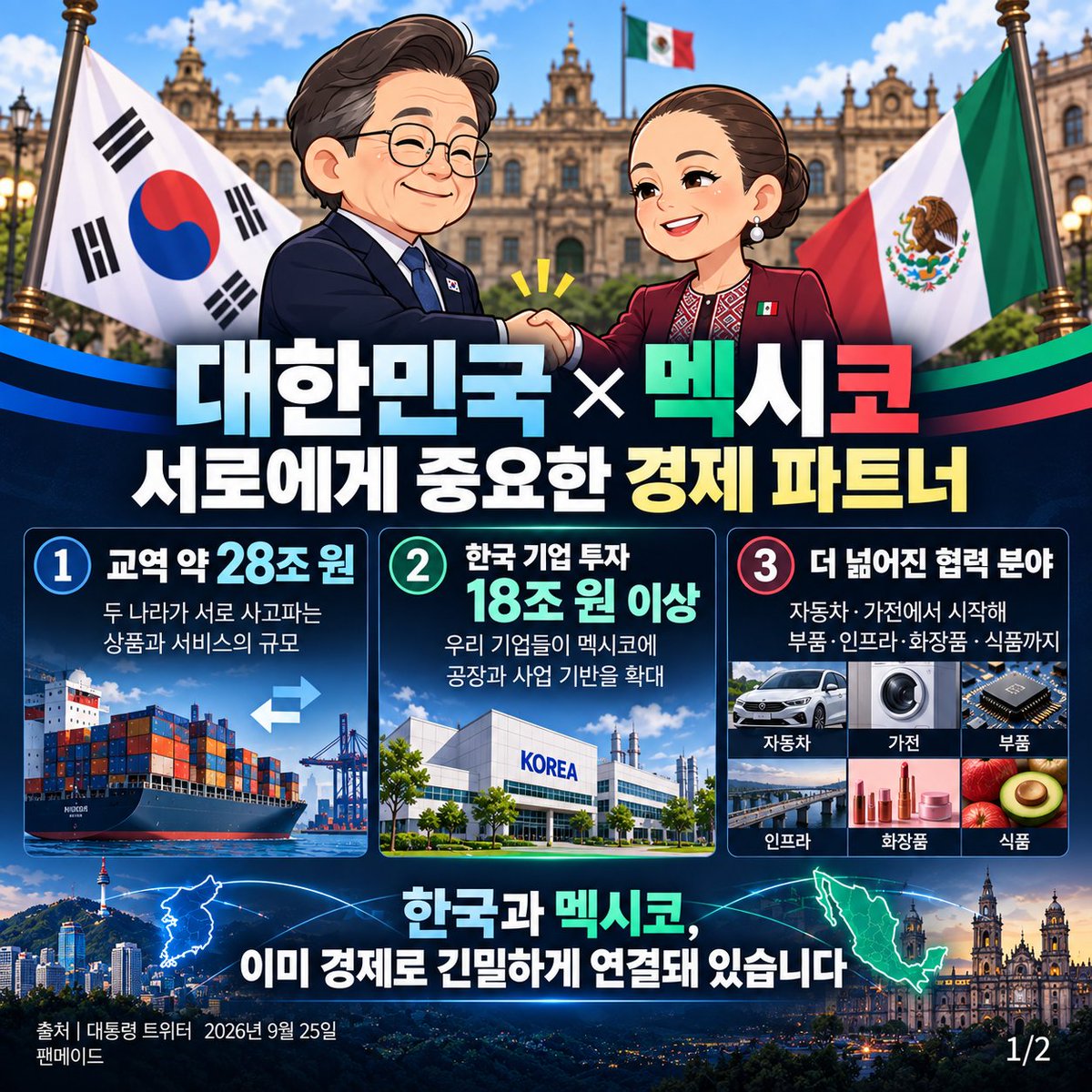 simonstonebed's tweet photo. 멕시코 외교 성과 홍보 260925 https://t.co/CNWJQUz3TS