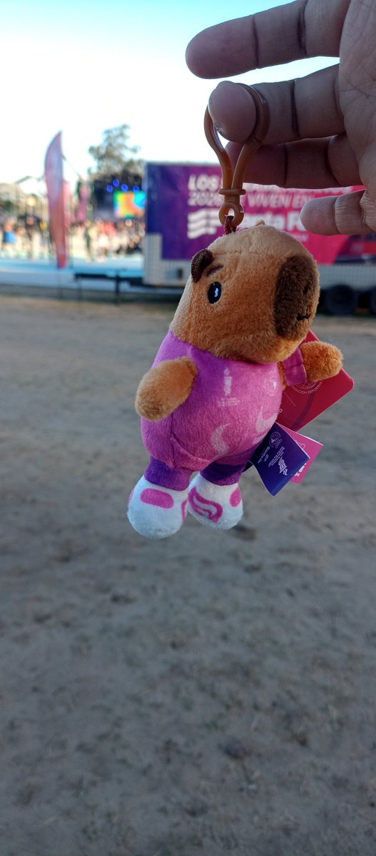 Giulisimon's tweet photo. @jereragusa Yo me compré un Capi grande en el fanfest y cuando me descuide un ratito me lo robaron ahora solo tengo el llavero 😭 https://t.co/BUJL5FkcCL