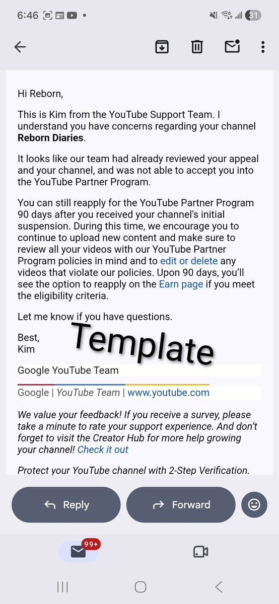 AC15912733's tweet photo. Youtube has demonetized me about a month ago. This channel was something that I worked very hard on for over 5  years.

 I would record and edit deep into the night while during the day I would work several part time jobs to keep paying my bills. This was a very hard challenge but I saw strong potential in myself and youtube as a partner. 

 Finally after many years of steady youtube income, I took the jump and started becoming a full time creator. I was able to do something that I loved doing so much and worked for so hard.

Over 68 million views
141 000 subscribers 
Over 5 years of hard work
Almost 500 videos.

 Then one day out of the blue on Aug 19th, 2026 my channel got demonetized for a term I have never heard before.  "MISLEADING Family content that contains sexual content and violence"

 If you have watched my channel,  you would know that all my parenting parody skits are marked for 13 years and above and 100 percent DO NOT have any sexual content. I take that very seriously. I don't have any copyright claims or community strikes. I followed the policies strictly and respected them.

 I contacted youtube many times and asked them to look into this. Everytime I would receive the same automated message reply with no info of what really happened and what videos caused it. I have worked so hard on this channel and within one night everything was taken from me as a creator and as a person. 

Imagine if someone fired you, kept your last months earnings, and just gave as a reason "You are a misleading employee but we can't give you an exact example of what you did. I know we never wrote you up or warned you about this but you are fired as of today, so goodbye"

My livelihood depends on this and I ask you to please have a human reviewer look at my channel again. @TeamYouTube @nealmohan @YouTube