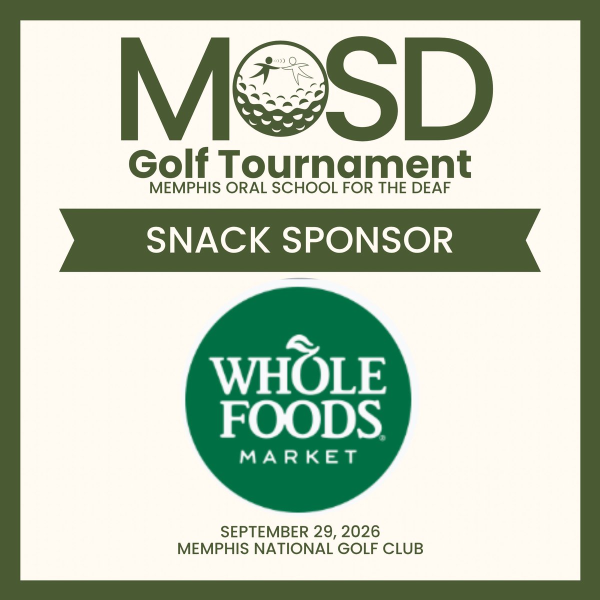 mosdkids's tweet photo. The MOSD Golf Tournament is almost here! We’ll see our golfers at Memphis National on September 29.
A day like this takes a community. Thanks to Whole Foods Germantown, Jim’s Place Grille, and Canopy Fan. We’re grateful for each of you! https://t.co/oXiIA0xPkY