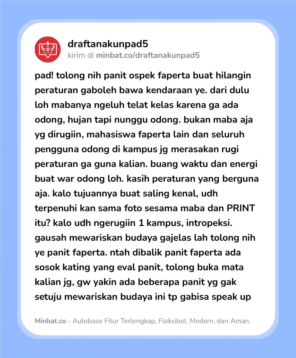 draftanakunpad5's tweet photo. pad! PANIT FAPERTA LIAT FAPERTA https://t.co/BRUpG97XFB