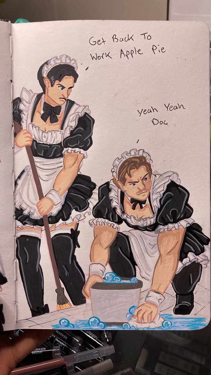 Bridoesstuff1's tweet photo. Maid Dempsey - Sorry y’all this is my first Dempsey ever ik he looks chopped forgive meeee #art #richtofen #dempsey #callofdutyzombies #callofdutyblackops https://t.co/zxg5KcoqMc