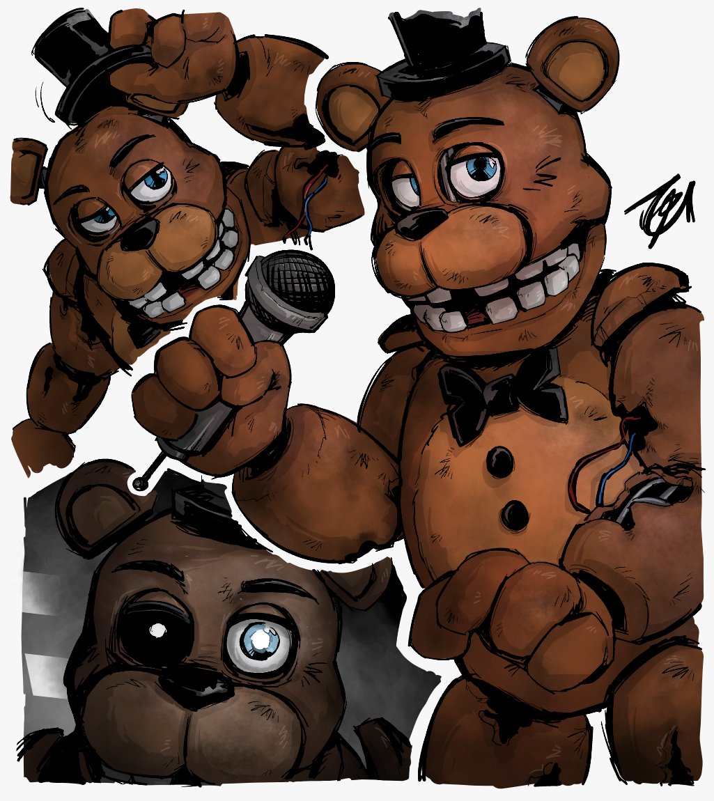 yh2ug4's tweet photo. リクエスト🐻 #FNAF https://t.co/Ec71OT3Pex