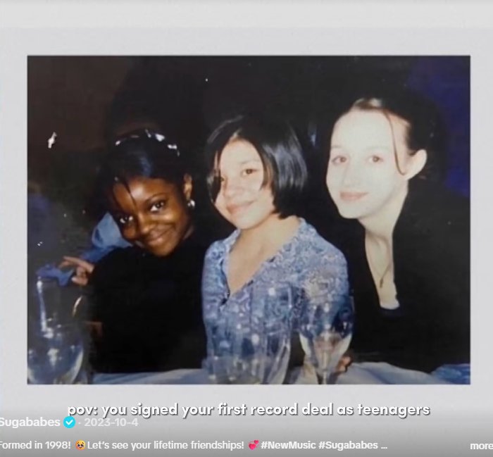 angelflashy555's tweet photo. 1998 mutya, keisha and siobhan create sugababes
2009 keisha, the last og member, gets removed from the group and replaced
2012 ogs reunite but cant use the sugababes name
2019 after years of legal battle they get the name back
2027 they release a new album called "sugababes"🥹 https://t.co/Dvko2JtEyZ