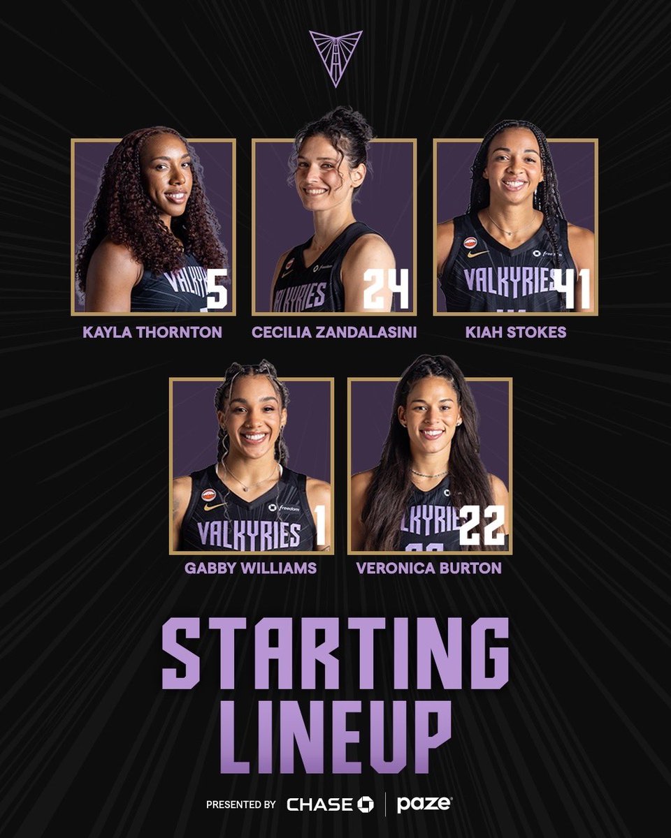 valkyries's tweet photo. City of star(ters)

@chase, Paze | Starting Lineup https://t.co/V52302htaI