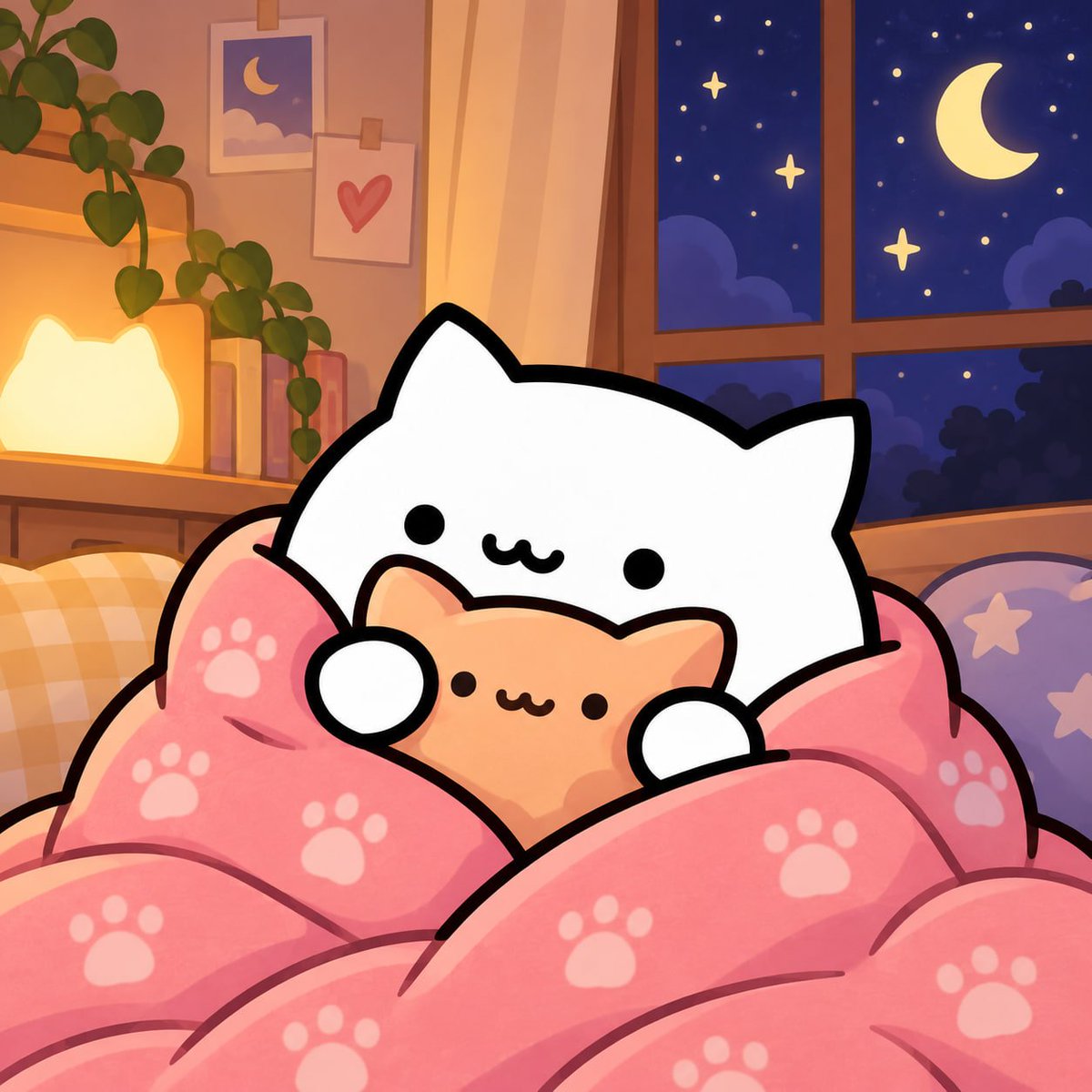 BongoCatOnGo's tweet photo. Bongo is ready for bed https://t.co/x7SS9mdK0Z
