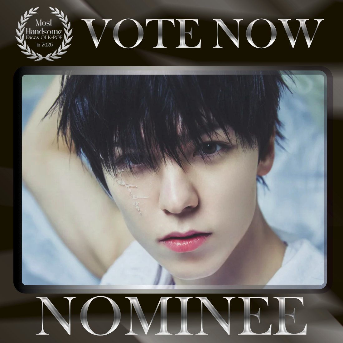 TOP100KPOP's tweet photo. VERNON (SEVENTEEN) is nominated for Most Handsome Faces of K-POP in 2026.

👉 VOTE: https://t.co/KQkXdYXZrL https://t.co/l0SArbG2nW