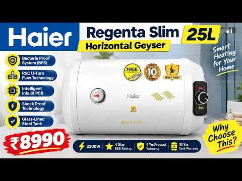 GadgetsShiksha's tweet photo. Are you looking for a 25 L 2200 W Water Geyser? Check out the #Haier Regenta Slim 25 L Bacteria Proof System Water Geyser! #Haier #Water #Geyser #WaterGeyser #HaierWaterGeyser #25LWaterGeyser #2200WWaterGeyser #BacteriaProofSystemWaterGeyser #Review ►https://t.co/3kGYPGOxDW https://t.co/qc0bOl2N3d