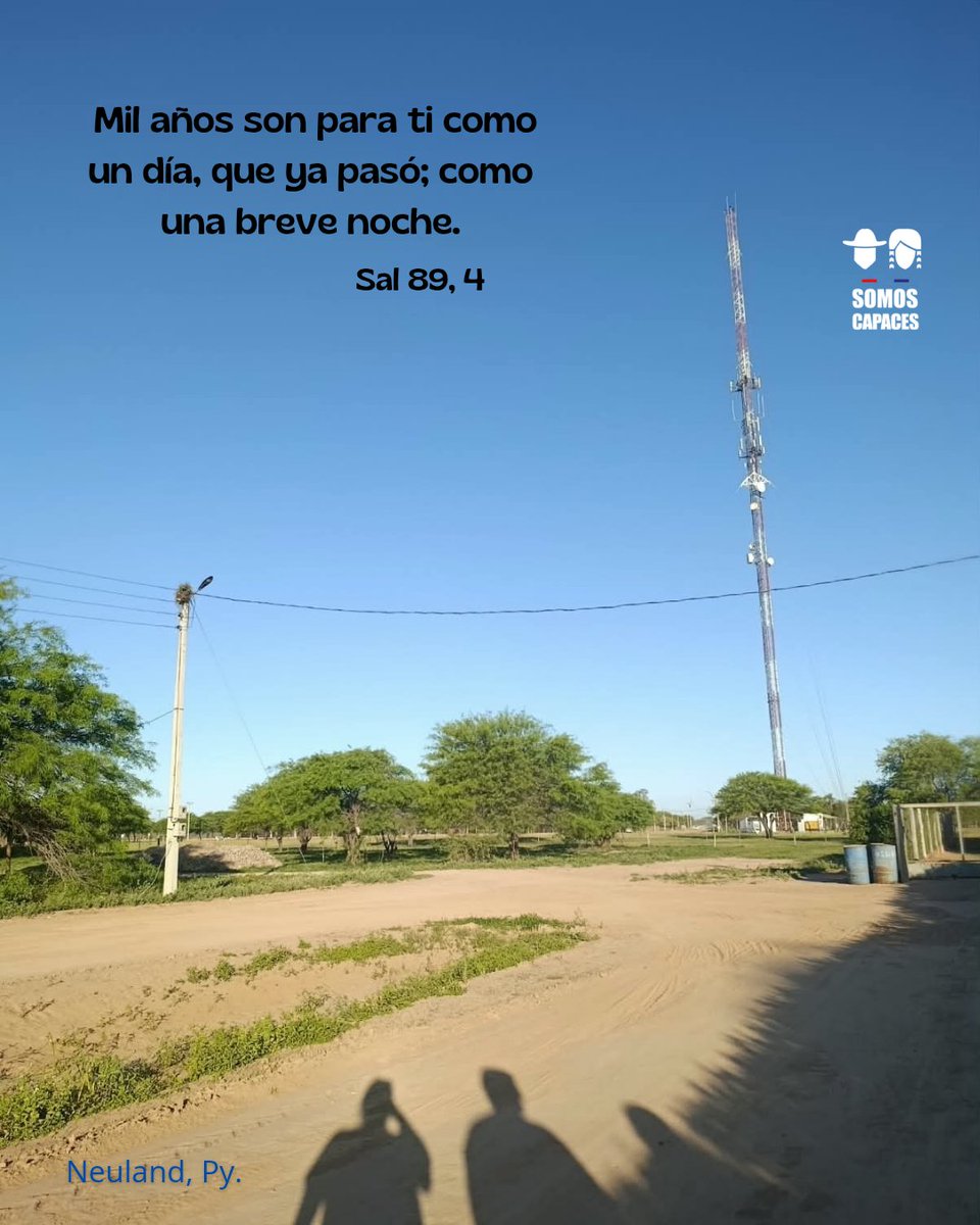 SomoscapacesSc's tweet photo. *OREMOS ANTES DE DORMIR*
🛐
Salmo 89

Tú, Señor, haces volver al polvo a los humanos, diciendo a los mortales que retornen. Mil años son para ti como un día, que ya pasó; como una breve noche.

*Somoscapaces, Py.* https://t.co/L9zuuIAIXd