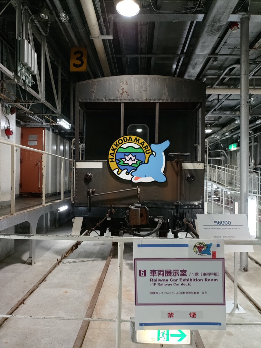Ryu_Revival's tweet photo. 青森の『鉄』な思い出
青函連絡船の可動橋と船内の車両甲板。当時運んでた貨車のが雰囲気出るのになぁ…
#青函連絡船
#八甲田丸
#ヨ6000
#キハ80
#DD16 https://t.co/b2rlrC5zsJ