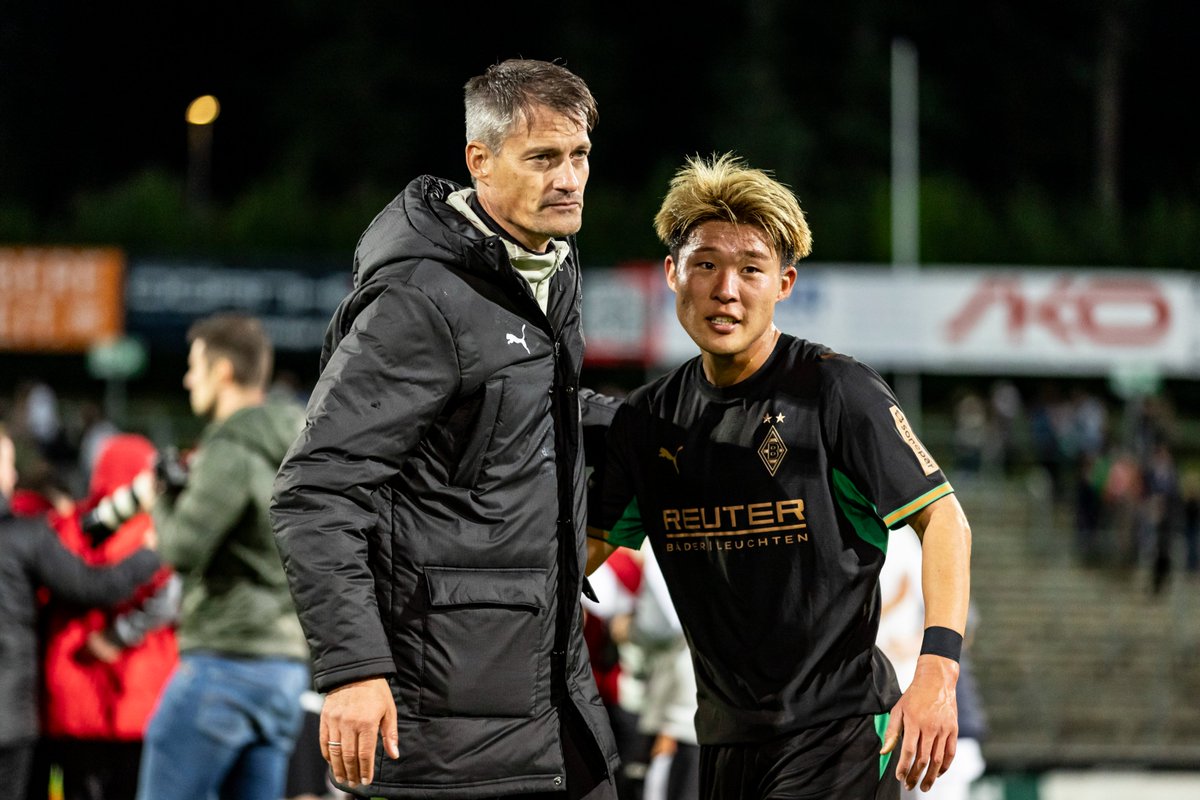 borussia_jp's tweet photo. #宇野禅斗 は後半から途中出場し、中盤でチームのテンポを生み出しました！
＃ボルシアMG https://t.co/fnIy1SXY8C
