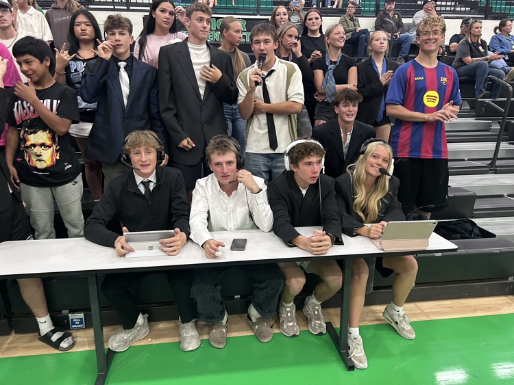 LanderSchools's tweet photo. You know you have made it when ESPN shows up to broadcast your homecoming volleyball match! https://t.co/nuP9z0xn7u