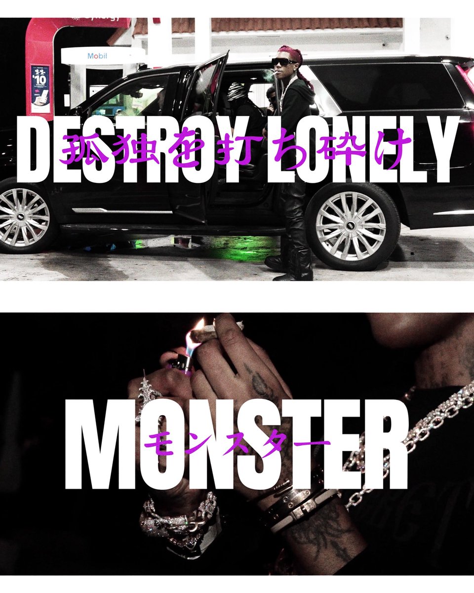 Lidesty's tweet photo. Destroy Lonely's 'MONSTER' has surpassed 5M streams on Spotify 📈🔥 https://t.co/yGVQvJe1V8