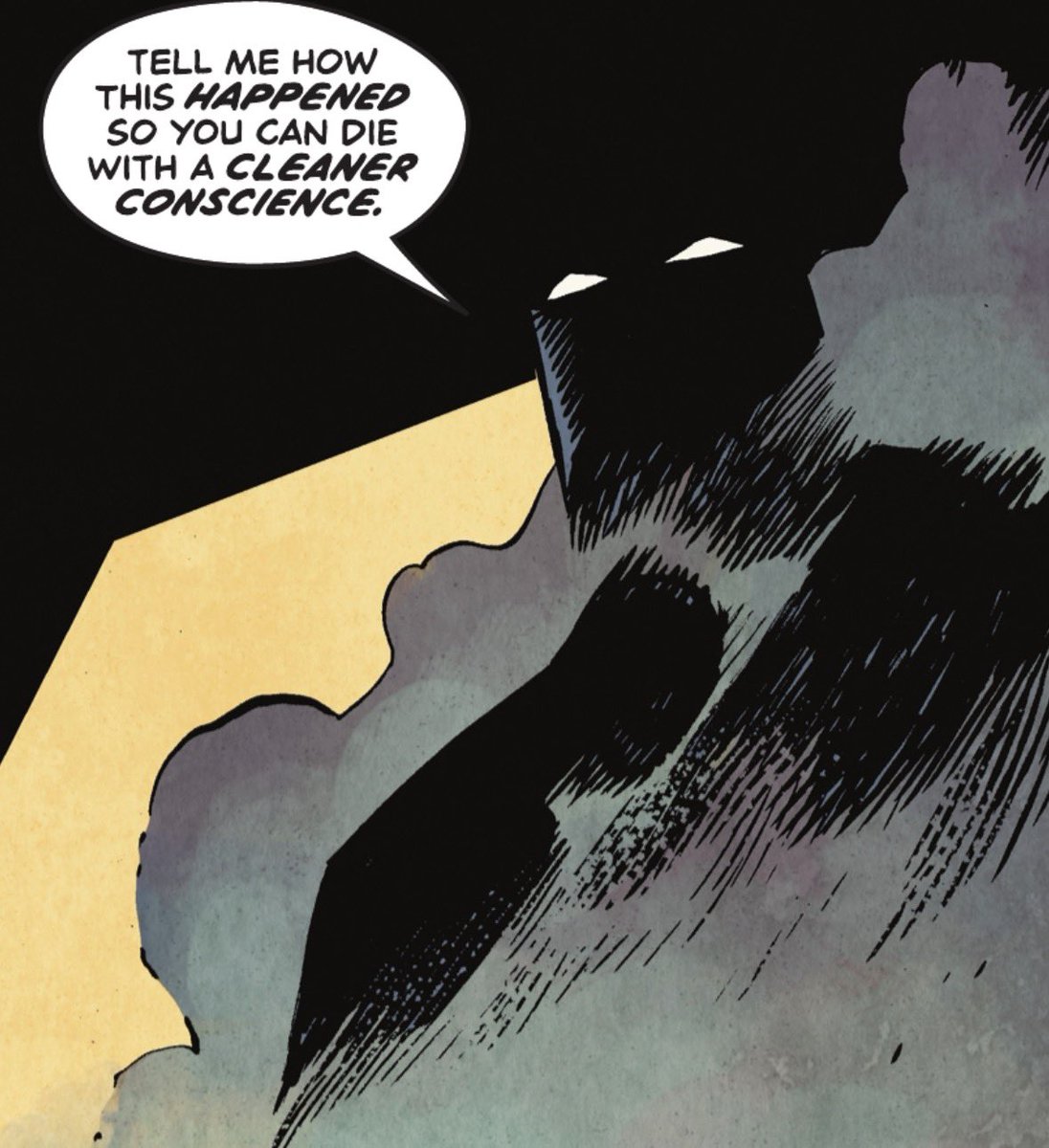 CrimeAllyBats's tweet photo. “ if I were you, I would cover something else besides Gotham because Gotham isn’t friendlier to strangers.” https://t.co/Ks4vPy81xC