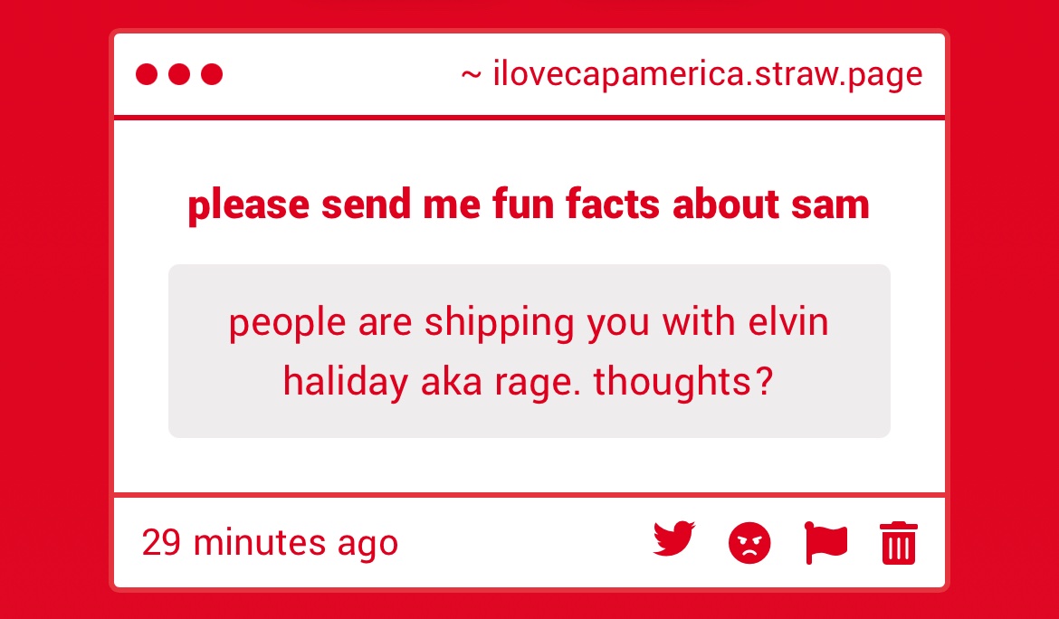 lLOVECAPAMERICA's tweet photo. theyre shipping us... to where? 😨 https://t.co/FBp3PJgcTA
