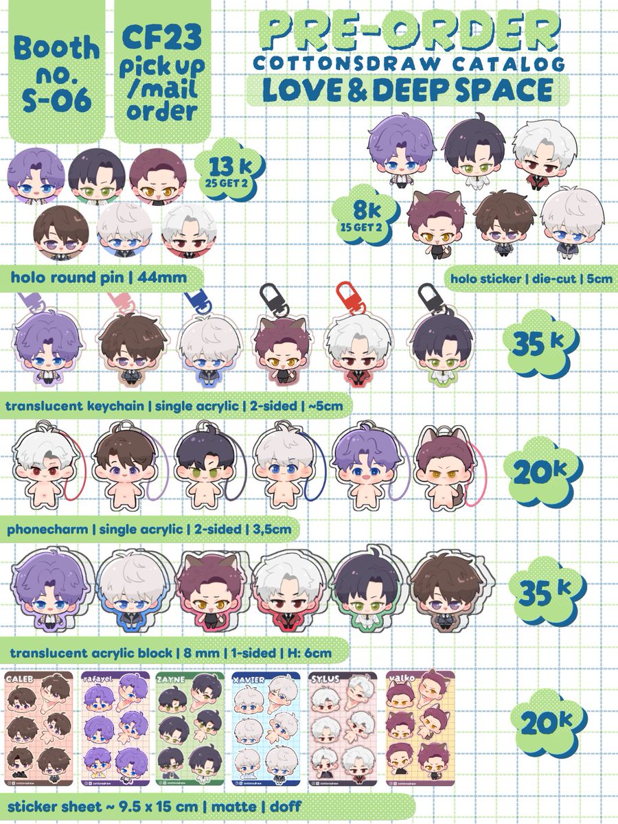 cottonsdraw's tweet photo. 💚&amp;🔁 appreciated.
Open PO Batch 2 &amp; GA for #CF23

📦 Pick up and Mail Order (local)
⭐️ Close 30 Sept 2026
📌 Booth no S-06, Nitto Ato, 2 Days
🪄 PANDAVVA, LADS, ORV, JJK

📝 https://t.co/mIp2nP1c5L

Giveaway detail below.

#comifuro23catalog #comifuro23 #CF23Catalogue https://t.co/Z2uxMLTmsx