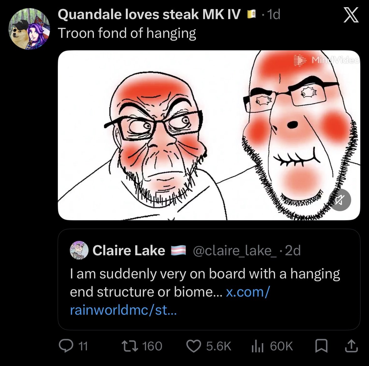 alleyrat8's tweet photo. Transphobes are so unfunny https://t.co/f8WCzrfha1