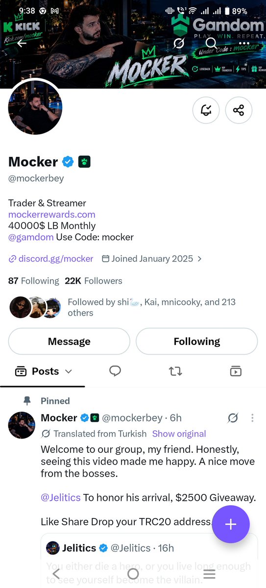 luckymaiii's tweet photo. @mockerbey @Romer @gamdom I already followed you both here on X, and I completed my first deposit and wagered a little under your code! I’ve tried several times to get my first-ever tip from you, but no luck so far. 🥹 Hoping this time will finally be my lucky chance! 🙏✨

usn: luvzedd
🆔48143679 https://t.co/nnBBsolzBx