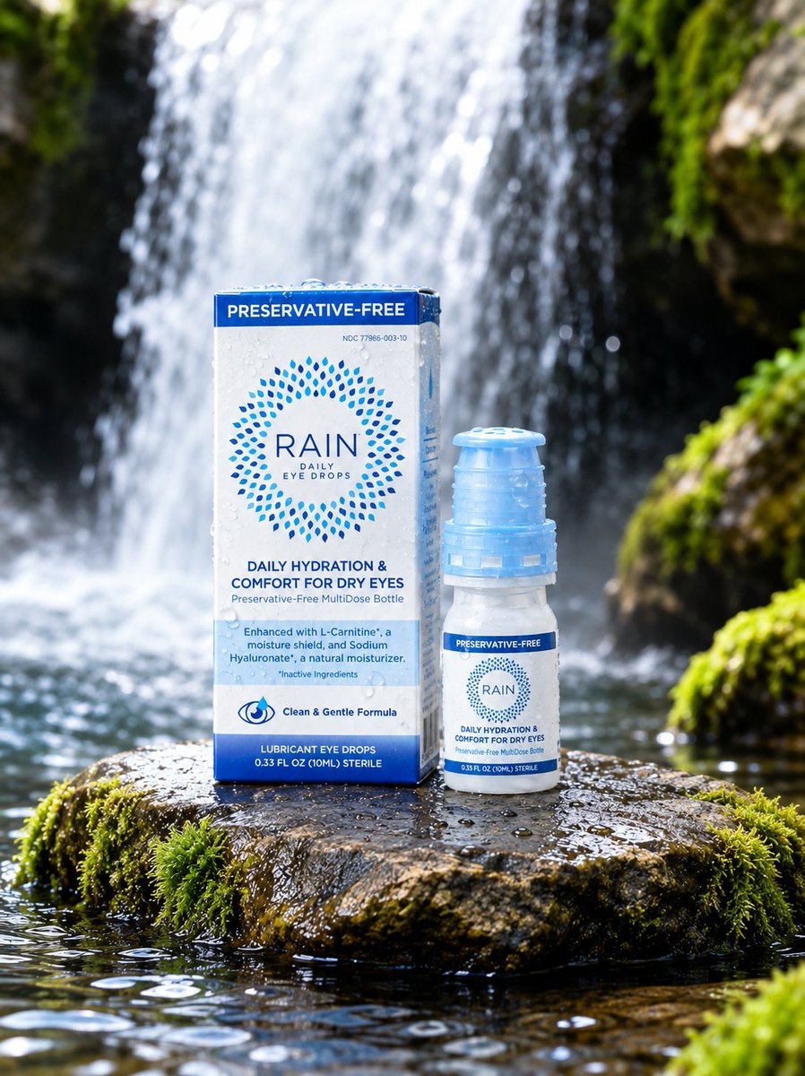 RainEyeDrops's tweet photo. Fresh water. Fresh surroundings. Fresh comfort. 💧
RAIN Preservative-Free Eye Drops provide daily hydration and comfort for dry, sensitive eyes.
#RAIN #EyeCare #DryEyes #PreservativeFree #EyeDrops https://t.co/4y2NXXAZAH