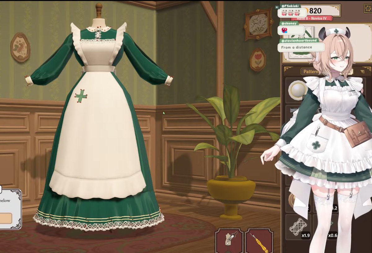 TheEvanChisholm's tweet photo. 'true dressmaker gaming!'
she made nimi nightmare!! https://t.co/UFjDGvvEzh
