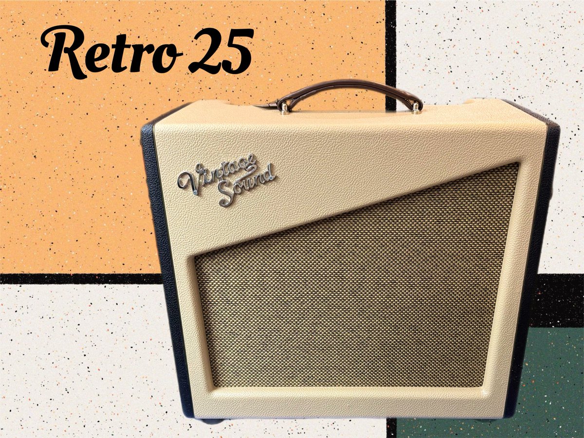 VintageSoundAmp's tweet photo. 25 watts of power with the versatility to use either 6V6 or 6L6 power tubes. Combines a classic vintage black-face circuit with all-tube reverb and vibrato. #reverb #vintagesound #boutique https://t.co/njzbCY5bcR