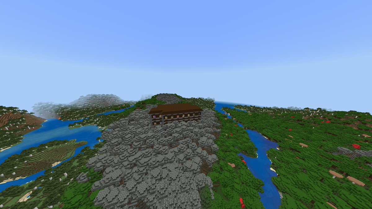 imcrazymatt's tweet photo. Found a Woodland Mansion in a pretty big Pale Gardens biome...so....ominous #minecraftㅤ https://t.co/fCOxiB8WFi