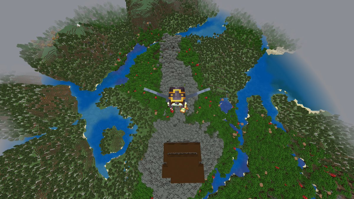 imcrazymatt's tweet photo. Found a Woodland Mansion in a pretty big Pale Gardens biome...so....ominous #minecraftㅤ https://t.co/fCOxiB8WFi