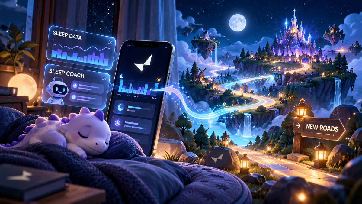 tofudestiny's tweet photo. release histories can reveal more about a consumer product than a polished feature page, because they show what the team is actually changing over time.

looking at @sleepagotchi through that lens, the recent sequence is more interesting than any single feature.

the app added Sleep Coach mode in June, describing it as a way to analyze sleep and provide personalized recommendations. Later releases focused on bug fixes and stability, while the September 2 update added new roads to the game world.

That sequence suggests a product being developed across different layers at once: intelligence, reliability, then additional game-world content.

I find that important because Sleepagotchi is not relying on one mechanic to carry the experience. Sleep data can become an input for personalized feedback, while the game layer gives that information somewhere to live beyond a conventional dashboard. Stability work then becomes part of the same product equation, because none of those layers matter much if the basic interaction is unreliable.

There is also a useful distinction between adding capability and adding context.

Sleep Coach changes what the application can do with sleep information. New roads change what that information connects to inside the game experience. They are different types of product development, but both affect how a night of sleep is represented after the user wakes up.

That makes the current evolution worth watching at the product level rather than through campaign mechanics. The more coherent those layers become, the less Sleepagotchi resembles a simple tracker with rewards attached and the more it becomes a system where data, feedback and progression occupy different parts of the same user journey.

The open question is not whether each individual feature exists. It is whether those layers continue to reinforce one another as the product expands.

This is my personal perspective and not a call to participate or invest.