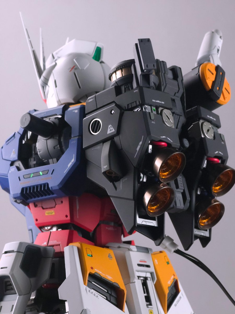 GundamBro's tweet photo. PGU Nu Gundam WIP 

By @tsworkshop (IG)

#Gundam #Gunpla https://t.co/YsOM4AZsaL