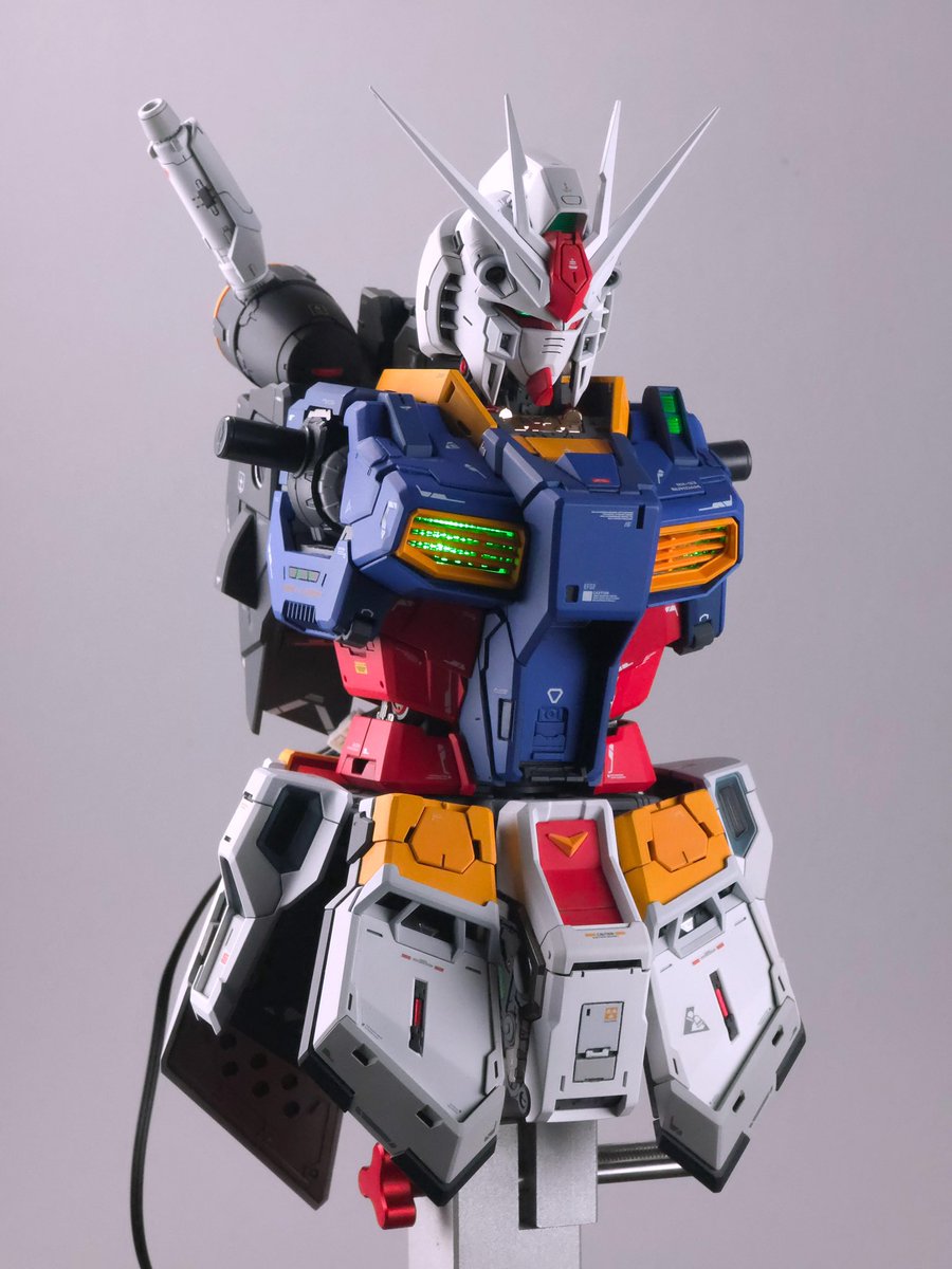 GundamBro's tweet photo. PGU Nu Gundam WIP 

By @tsworkshop (IG)

#Gundam #Gunpla https://t.co/YsOM4AZsaL