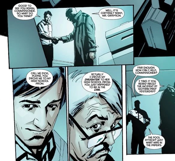 Circusbirdboy48's tweet photo. Of all the 100 love interests Batman has why do mfs insist in shipping him with the girl he took to trick or treat with his son, the girl he married his son to, the girl he mentored as a child??? https://t.co/hQTuTv9Hi0