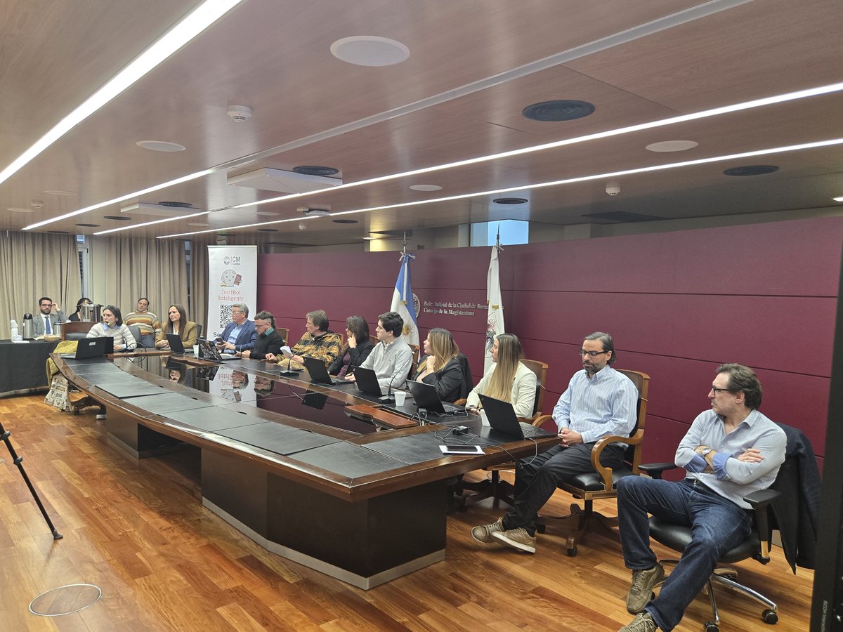 iJudicial's tweet photo. Primera  jornada de capacitación “Buenas Prácticas para el Uso de Inteligencia Artificial” destinada a trabajadores del Fuero Contencioso Administrativo, Tributario y de Relaciones de Consumo. https://t.co/b6NBXccZXZ