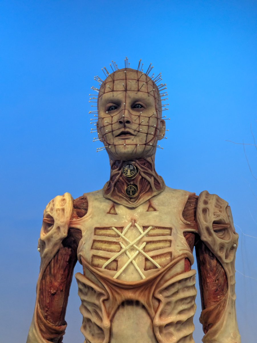 Variety's tweet photo. Just in time for spooky season, The Academy Museum in Los Angeles launches The Horror Show on Saturday, with costumes and props from iconic movies like "Halloween," "It" and many more. https://t.co/WWZ8Md1fC7 https://t.co/pviUBsXEB5