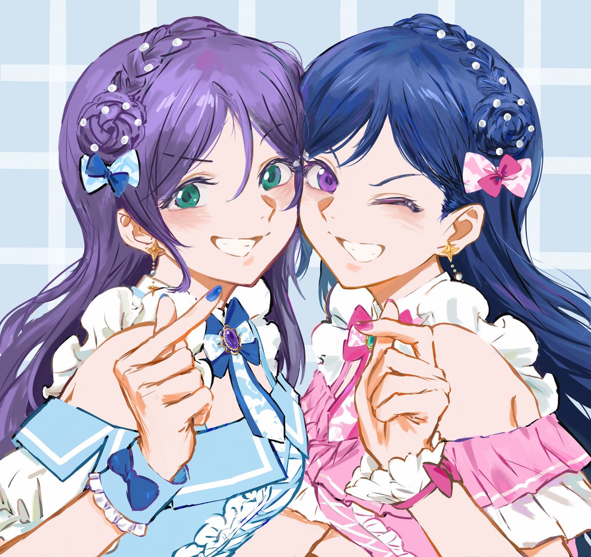FFwhiteGe's tweet photo. #東條希 #松浦果南 https://t.co/LF0BKehyBc
