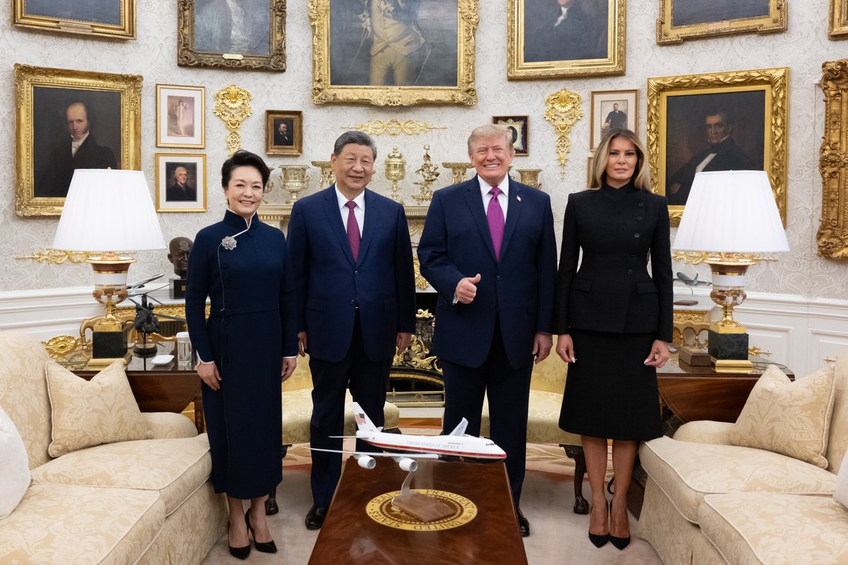 ZhaiXiang5's tweet photo. China has now released its official press release of today's Xi-Trump meeting at the White House. At the moment, the US side's press release is not out yet.

I read the Chinese version as soon as it came out. It is not particularly long, but it is surprisingly dense. And one thing stood out to me:

Beijing is not simply talking about "cooperation." It is laying out a framework for how China and the United States can compete and win together. 

And the structure of Xi's remarks is revealing:

Trade: cooperate.
AI: compete, but cooperate.
Taiwan: red lines.

Read together with the written statement Xi issued upon arriving in Washington yesterday, today's readout may offer the clearest explanation yet of what Beijing means by a "constructive relationship of strategic stability."

Here is how I read it.

As in my previous posts, the italicized text comes from the Chinese official release, the bolded text highlights key points, and everything else is my analysis.

-- Xi pointed out that the exchange of visits between the heads of state of China and the United States in less than half a year is unprecedented in the history of China-US relations. President Trump and I have maintained communication through various channels and have jointly been steering the great ship of China-US relationship. In May this year, President Trump and I jointly agreed to work toward building a constructive China-US relationship of strategic stability. The new vision reflects the realities of China-US ties, embodies our aspirations for the future, and represents an important step toward finding the right way for the two countries to get along with each other.
We need to work toward a relationship featuring cooperation as the mainstay, competition with bounds, manageable differences, and promises of peace, so as to find the right way for two major countries to coexist.
China and the United States should, and fully can, achieve mutual benefit and win-win results through practical cooperation, help each other succeed through healthy competition, properly manage differences by seeking common ground while respecting differences, and build peace by fostering mutual trust, so that a constructive China-US relationship of strategic stability can better benefit the two peoples and people around the world.

There is a lot packed into these three paragraphs.

First, the reference to the "unprecedented" frequency of leader-level exchanges is notable. Xi's framing moves from his personal communication with Trump, to sustained communication between the two presidents, and then to something much larger: a mechanism for stabilizing the bilateral relationship itself.

Then comes the metaphor of the "great ship."

This is not new. Xi has used the ship metaphor in previous meetings or phone calls with Trump. 

A ship this large does not turn quickly. And if it veers badly off course, the consequences can be enormous.
I think the stage on which this "ship" is sailing is the broader Pacific. The ship may encounter storms and rough seas, but the two countries' top leaders are presenting themselves as jointly responsible for keeping it on course. 

And then there is a phrase that appears twice:
"finding the right way."

I don't think that repetition is accidental. Beijing is trying to define what coexistence between two competing major powers should actually look like.

And the next sentence gives us the formula:

"cooperation as the mainstay, competition with bounds, manageable differences, and promises of peace" was already included in Xi's statement after arriving in the United States the day before. It provides a concrete framework for managing the competition and building this new type of relationship.

In many ways, this is an attempt to answer a question that has long complicated China-US relations: Do China and the United States have to choose between cooperation and confrontation?

Beijing's answer is no. And more importantly, it is beginning to spell out what that alternative might look like.

-- Xi stressed that the economic and trade teams of the two countries held a new round of consultations and reached a new joint arrangement, which is good news for industries and people of both countries, as well as the global economy. Cooperation is a two-way street. The stability of US-China economic and trade relations requires both sides to expand the list of cooperation, while shortening the list of problems. As long as the two sides uphold the spirit of equality, mutual respect and mutual benefit, a way out of problems can be found.
Xi expressed his hope that the two sides will work in the same direction, stay committed to the principle of mutual benefit and win-win cooperation, and promote the sustained, stable and sound development of China-US economic and trade relations.

And this is where the broader idea of "strategic stability" starts becoming concrete.

How do you prevent competition from turning into confrontation?

Beijing's answer begins with two lists:
The cooperation list.
The problem list.

In my view, expanding the cooperation means continually broadening the areas in which both sides can achieve tangible results. Reducing the problem list, meanwhile, means preventing new disputes from continuously piling onto the bilateral relationship.

This is very pragmatic to manage the relationship. The goal is not to build a relationship completely free of friction-that is clearly unrealistic.

The real goal is this:
To keep increasing the number of areas where the two sides can cooperate, while preventing disputes from expanding to the point where they overwhelm the entire bilateral relationship.

And that helps explain why Xi repeatedly emphasizes equality, mutual respect, and mutual benefit.

In addition, the phrase "cooperation is a two-way street" carries a significant message: Beijing is signaling that it is willing to cooperate, but it does not believe strategic stability can be built by China alone.

One side cannot keep extending the cooperation list if the other side keeps extending the problem list.

Meaningful progress requires both sides to engage, compromise, and reciprocate.

-- Xi said that while China and the United States, as both major powers in AI, compete in AI, they have even more reasons to cooperate. The two sides should leverage respective strengths in AI rather than guarding against each other. We can continue to engage in dialogue on AI, exchange views on its risks and benefits, and work together to prevent the misuse and abuse of AI. The two sides should maintain human control over AI technologies, uphold a people-centered approach and the principle of using AI for good, and ensure that AI serves human progress.

What happens when an issue belongs on both lists at the same time? That is where AI becomes particularly interesting.

The AI competition between the two countries are obvious. But the risks of AI do not respect national borders.

Misuse, loss of human control, safety risks, and broader questions of governance cannot necessarily be contained within China or the United States alone. Two countries can compete fiercely over who develops the most advanced AI systems while still sharing an interest in preventing those systems from creating risks neither side can control.

This is why Xi said the two countries have even more reasons to cooperate. And the remark also echoes President Trump's statement on social media that he would discuss "super intelligence" today.

Trade is about expanding the cooperation list. AI sits on both lists. But Taiwan is different. Let's move on.

-- Xi stressed that the Chinese side's position on safeguarding national reunification and territorial integrity is clear-cut.
It is hoped that the US side will adhere to the correct position of opposing "Taiwan independence," and handle the Taiwan question with caution, so as to lay a solid foundation for China-US strategic cooperation and the development of bilateral relations.

The Taiwan question finally came into focus. It's different from the previous topics.

There had previously been speculation in the United States that Xi's asking Trump to stop arms sales to Taiwan based on the 1982 US-China Communique. I do not know whether that report was accurate. But the language of the communique is quite explicit:

"Having in mind the foregoing statements of both sides, the United States Government states that it does not seek to carry out a long-term policy of arms sales to Taiwan, that its arms sales to Taiwan will not exceed, either in qualitative or in quantitative terms, the level of those supplied in recent years since the establishment of diplomatic relations between the United States and China, and that it intends gradually to reduce its sale of arms to Taiwan, leading, over a period of time, to a final resolution. "

Clearly, 44 years is long enough to qualify as a long term. Yet US policy has failed to follow through on the promise made in that document.

Looking at the structure of Xi's remarks, Taiwan has surely been placed within the boundaries of strategic stability.

After outlining substantial areas for cooperation, the Chinese side is also sending Washington a clear message:
Strategic stability does not mean stability without red lines.

-- Trump said that the state visit of Xi to the United States is a great visit. China and the United States are both major countries, and he and Xi are good friends who maintain in-depth and close communication. The US-China relations will surely be handled well under the leadership of the two heads of state.
The latest round of economic and trade consultations between teams of both countries achieved new outcomes, and both sides should continue dialogue to reach a better agreement. Artificial intelligence concerns the future of humanity, and China and the United States should maintain dialogue and strengthen cooperation on this issue.

Trump's response, as presented in the Chinese readout, is notable for what it reinforces.

He described the visit as "great." This effectively signaled to the outside world that the meeting did not need to be portrayed as a tense, difficult, or deeply divided encounter.

Judging from the narrative presented in the Chinese readout, the two sides have established fairly clear areas of common ground on several fronts:
- High-level communication should continue.
- Economic and trade negotiations should continue.
- Dialogue on AI should continue.
- The overall stability of bilateral relations needs to be maintained.

At the same time, it is equally important to note that Trump's remarks were relatively broad and general, while Xi's remarks played a more substantial role in defining the broader framework of the relationship.

-- Both heads of state also exchanged views on major international and regional issues including the Middle East situation, Ukraine crisis and Korean Peninsula.
The two leaders also confirmed that the two countries will support each other in hosting the 2026 APEC Economic Leaders' Meeting and the G20 Leaders' Summit.

I would not pass over this final section too quickly.

The Middle East. Ukraine. The Korean Peninsula.

None of these issues is simply about China-US bilateral relations.

Their inclusion reminds us that the relationship between Washington and Beijing does not exist in isolation. China and the United States are permanent members of the United Nations Security Council, two of the world's largest economies, and leading technological powers. Whether they can maintain channels of communication therefore has implications far beyond trade, technology, or Taiwan. Both are deeply embedded in a broader multilateral system.

The immediate references to the APEC Economic Leaders' Meeting in China's Shenzhen and the G20 Leaders' Summit in America's Miami reinforce that point. They place the bilateral relationship in a wider context: even as China and the United States compete with each other, they must also continue engaging within institutions and forums where their decisions affect countries far beyond their own.

How will Beijing and Washington manage the competition in a healthy way? When the cooperation list and the problem list are both on the table, which one will Washington choose to make longer?

There is no answer to that question tonight.

What comes next will.