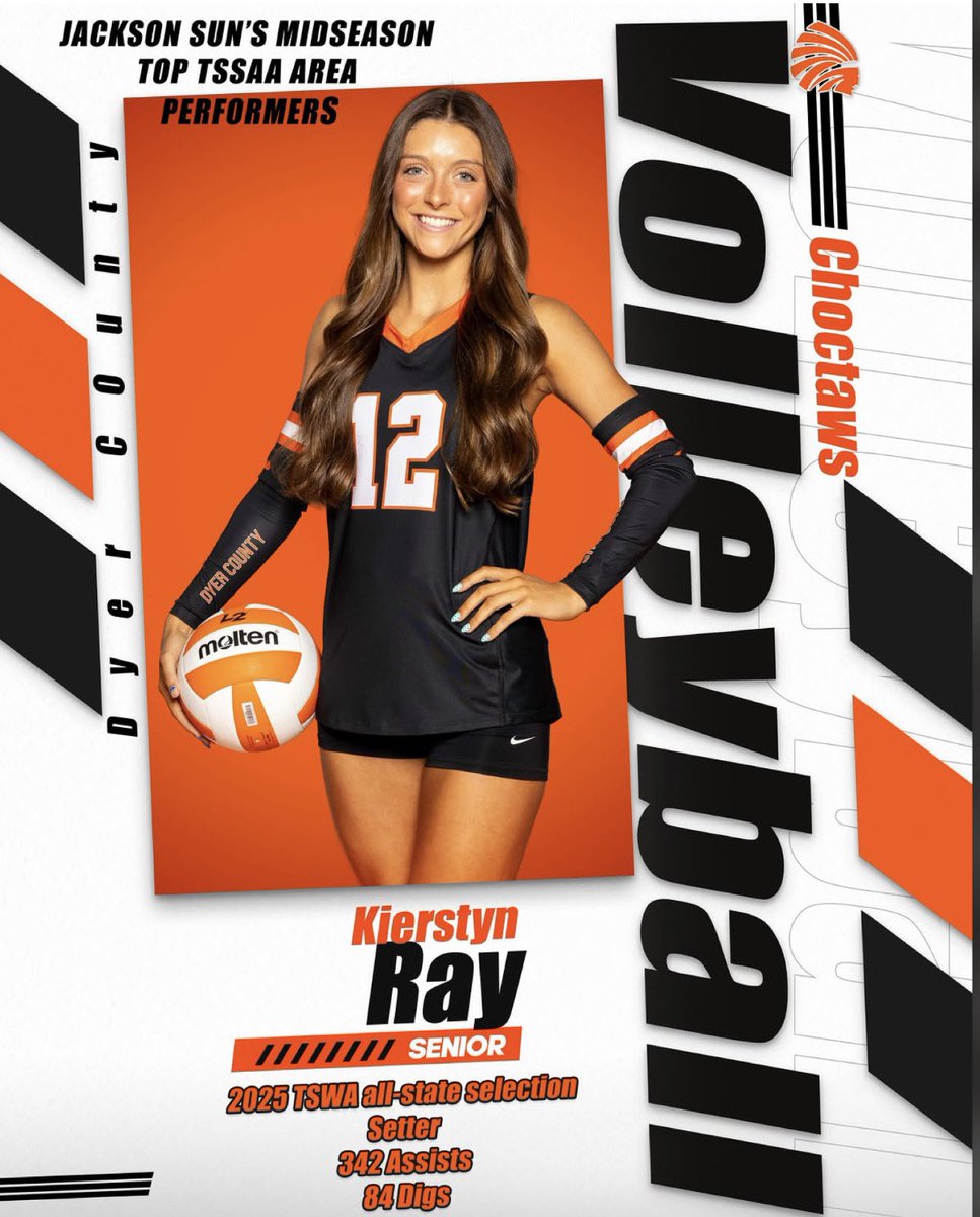 KRay2027's tweet photo. Honored for the recent recognitions! Thank you @preps_sun for naming me as one of the many talented top players in our area at midseason. I was also so excited to be named as the Most Athletic along with @KJ_Barbee for our  Senior class! 🏐🧡🥎
@WowFactorGold @wfnationsoftbal @GovsSB @KassieD23 
@writers_sports 
@Sports731Net
@preps_sun @TSCA_TN @tnvbcoaches 
@west10sports @newstalk1035