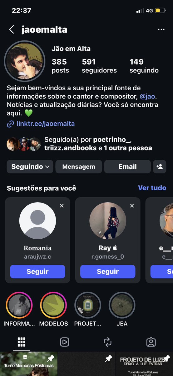 htpss_ninax's tweet photo. @jaoemalta Em  2025, eu estava passando por uma fase difícil com minha mãe e insisti p que ela fosse cmg, pq qra q ela entendesse o qnt o Jão faz parte de mim. Dps dql show, ela passou a admirar mt ele e nss relação melhorou MT. 🥹💚 Por isso, estar nesse show seria muito especial pra mim. https://t.co/BdhEElJino